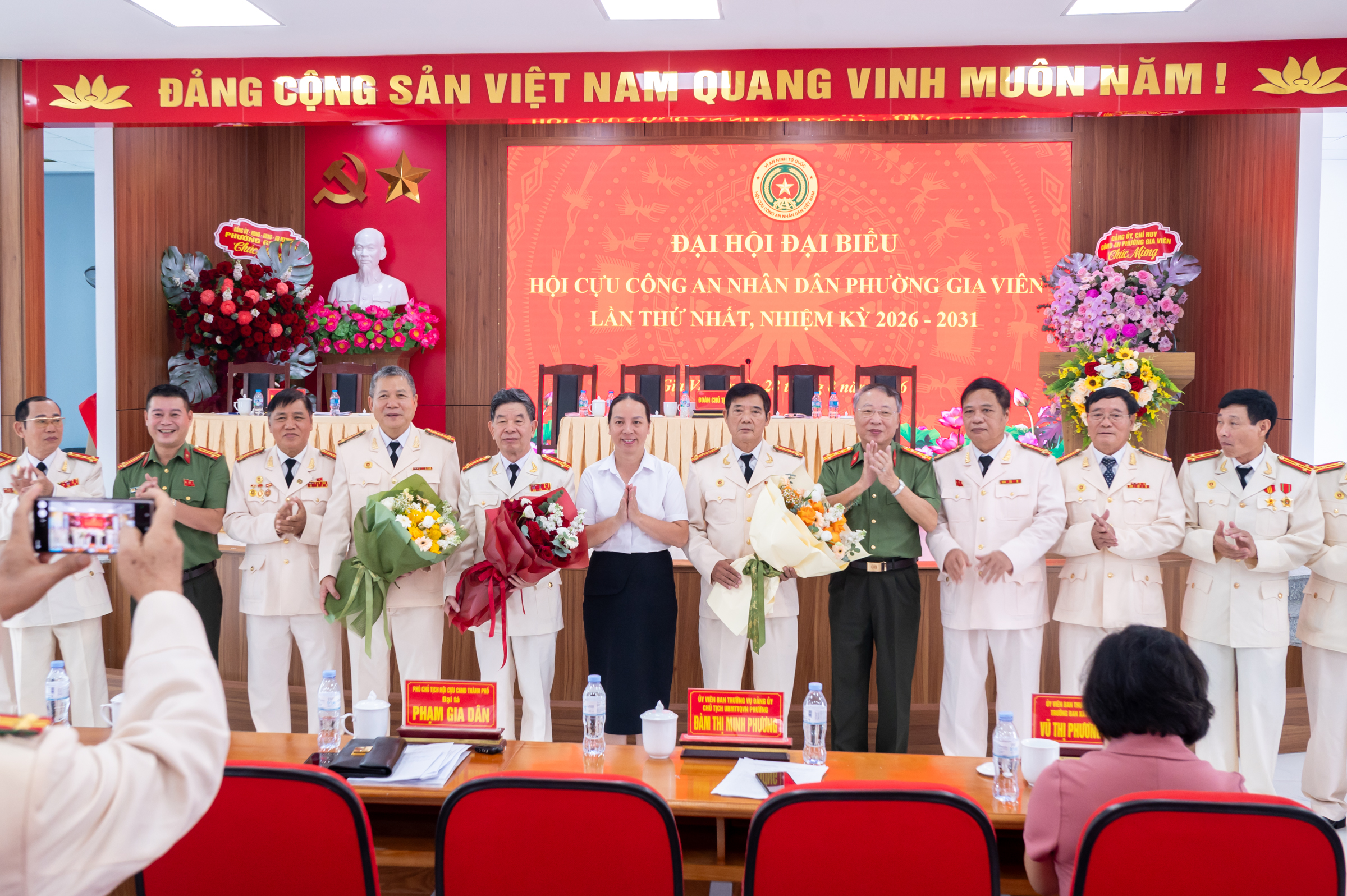 Đại hội đại biểu Hội Cựu Công an nhân dân phường Gia Viên lần thứ I, nhiệm kỳ 2026 - 2031